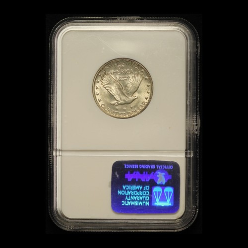 1929 25c Standing Liberty Silver Quarter NGC MS64 - Free Shipping USA